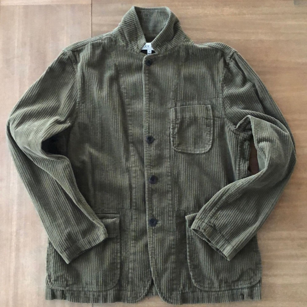 Alex Mill corduroy jacket in olive green